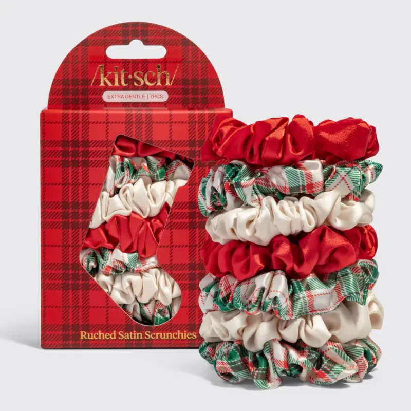 Julescrunchies i  sateng 7 stk, KITSCH