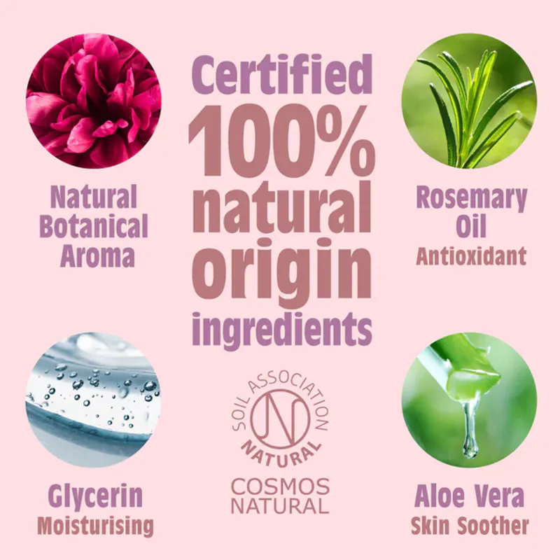REFILL 300ml - Peony Blossom Natural Spray Deodorant / Salt of the Earth 