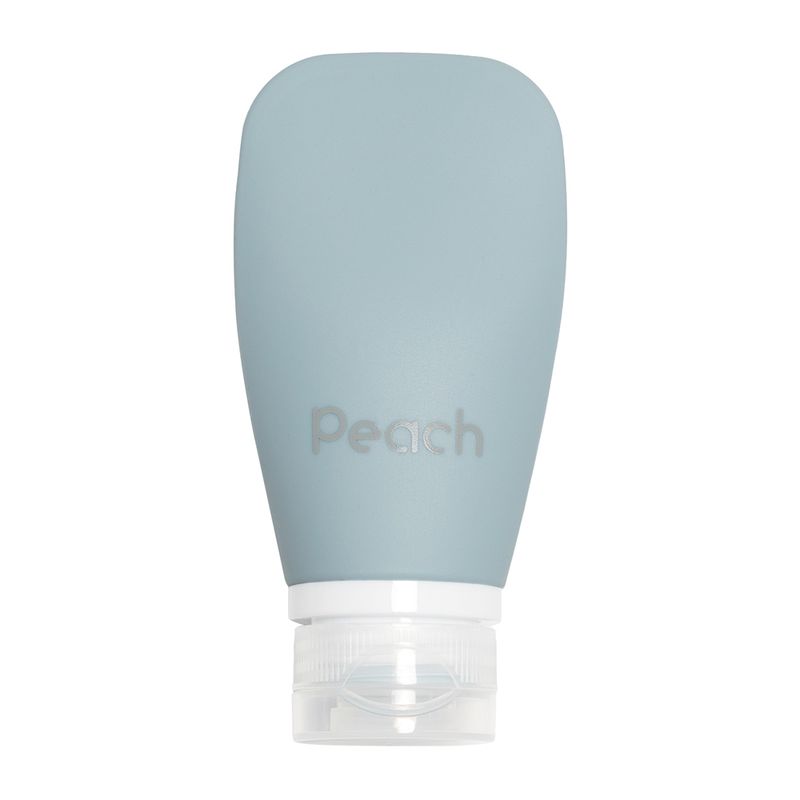 90 ml klemmeflaske i silikon, Ocean / Peach