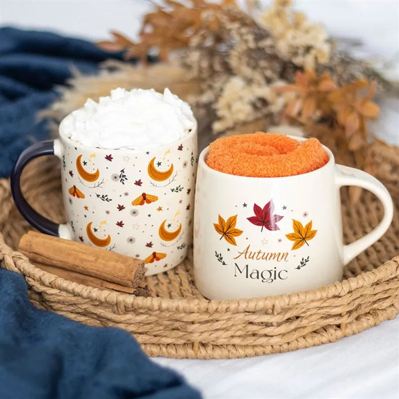 Autumn Magic Harvest Moon Print Mug | Something Different