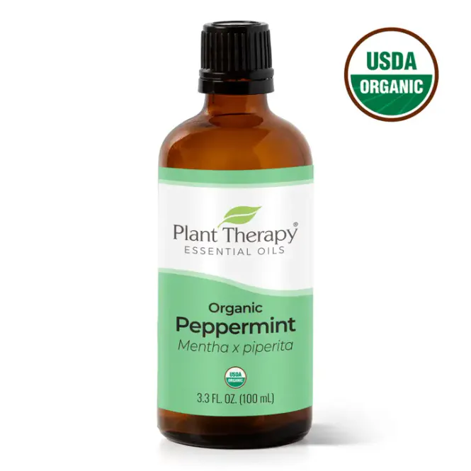 Hovedbilde 100 ml Peppermynte eterisk olje, økologisk / Plant Therapy