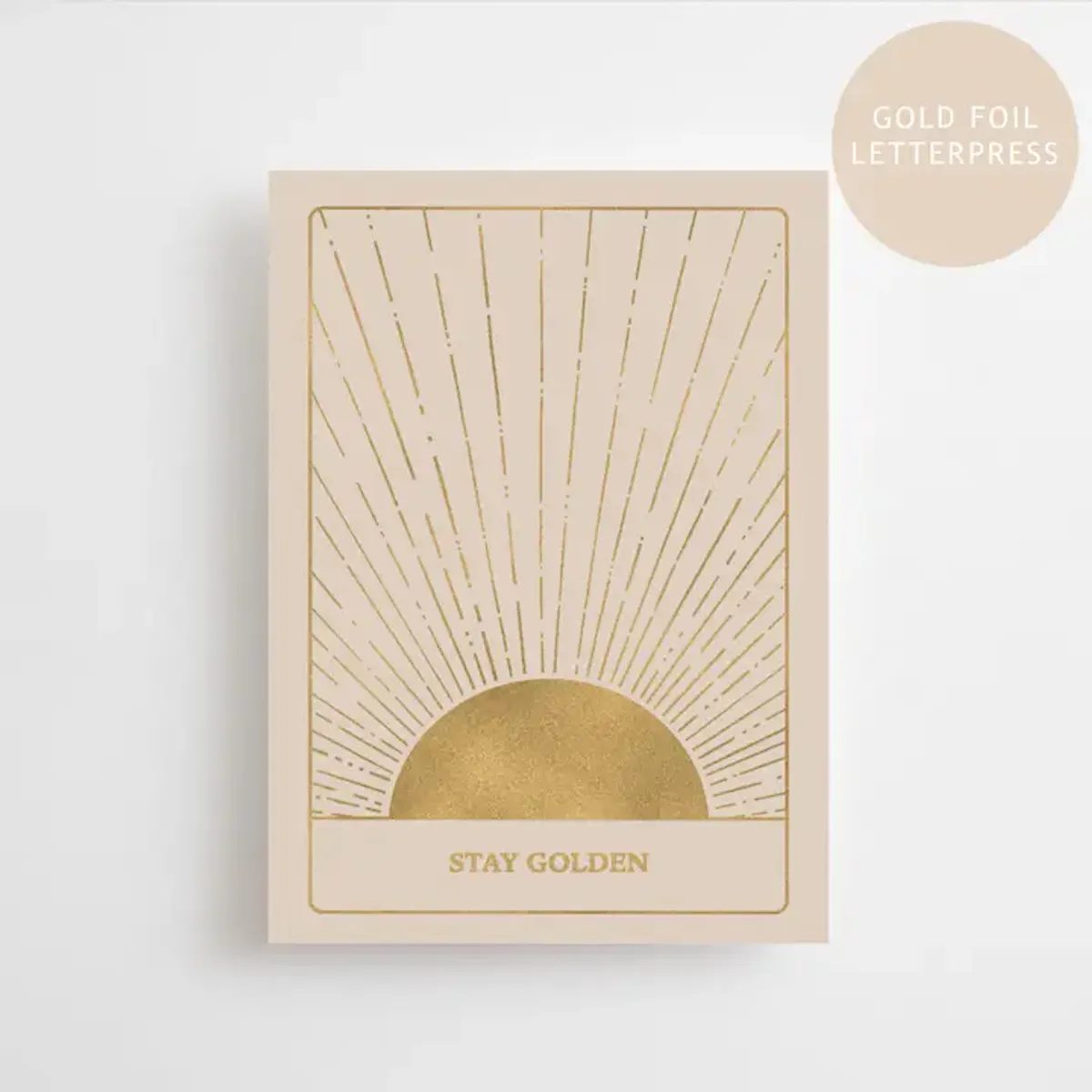 Stay Golden - postkort / Anna Cosma