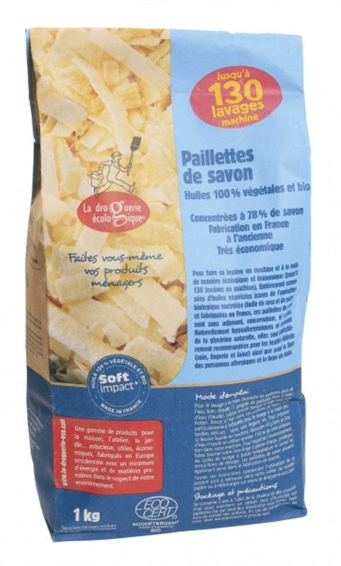 Såpeflak til klesvask 1 kg / La droguerie écologique®