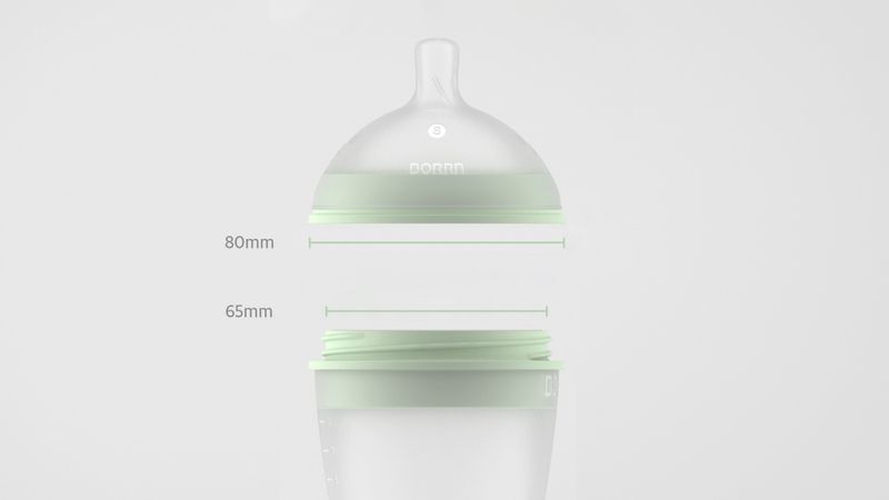 Tåtesmokk i silikon: VARIABEL flyt, oransje / BORRN