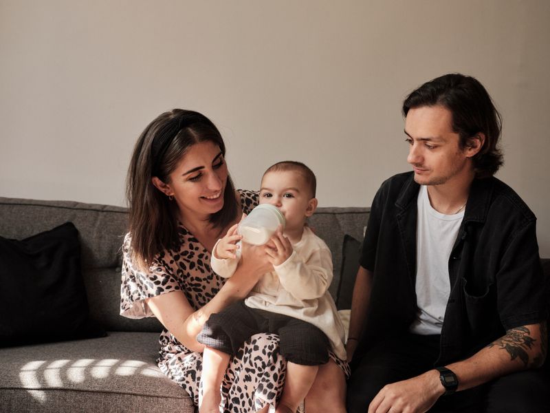 Tåtesmokk i silikon: VARIABEL flyt, oransje / BORRN