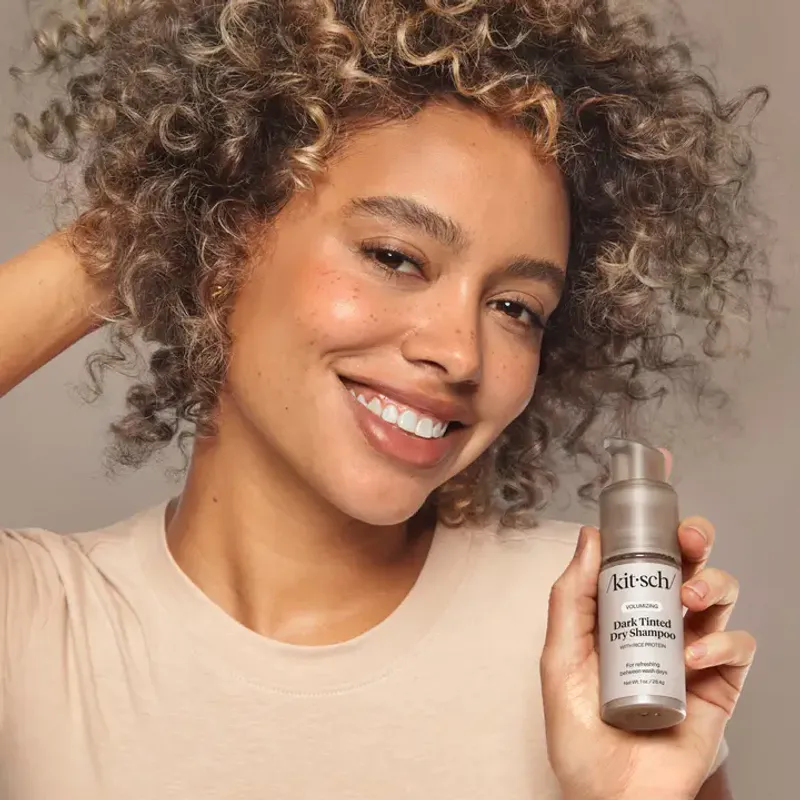 Dark Tinted Rice Protein Dry Shampoo 28.4g / Kitsch