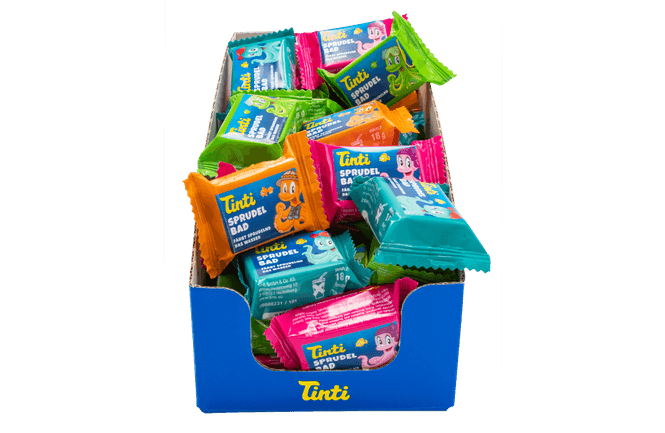 Hovedbilde 1 stk badetablett med farge, assortert 19g / Tinti