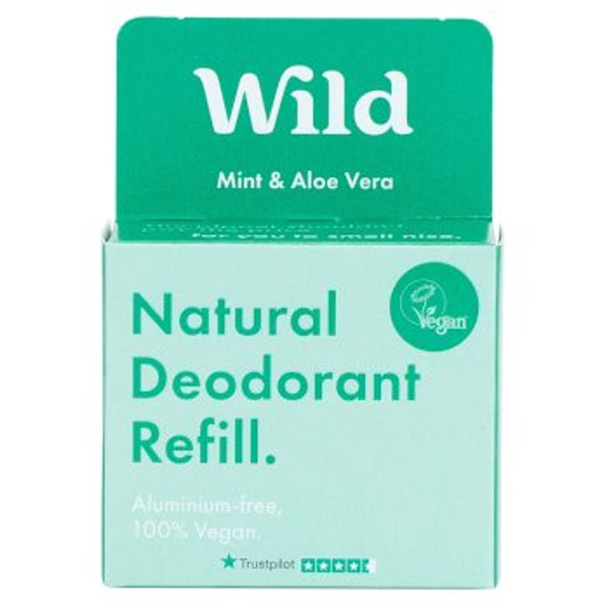 Deodorant med etui, Mint & Aloe Vera / Wild