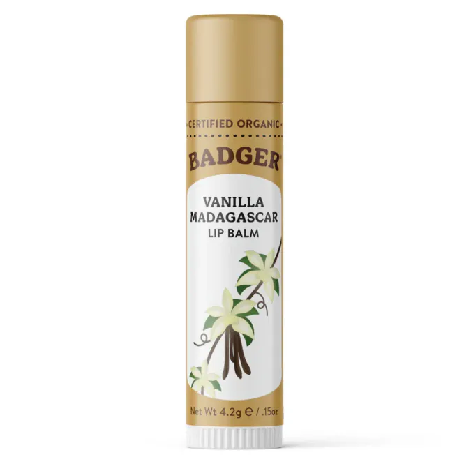 Hovedbilde Lip Balm Vanilla Madagascar, økologisk 4.2g / Badger 