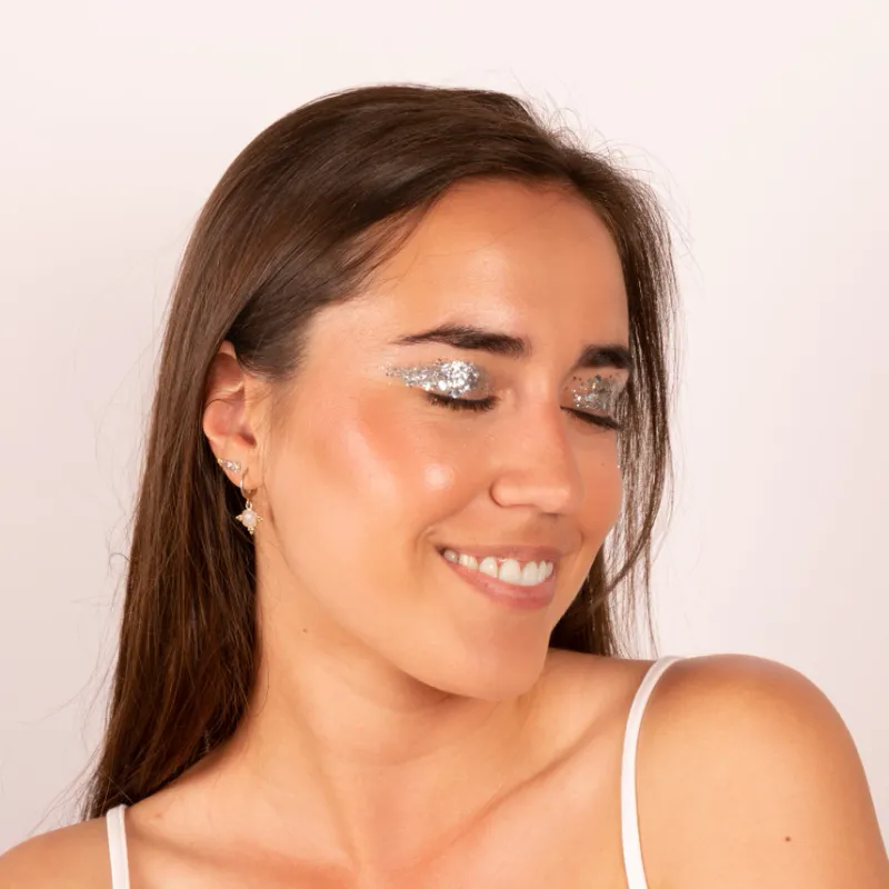 Bioglitter på boks, Silver 4g / Charlotte Bio 