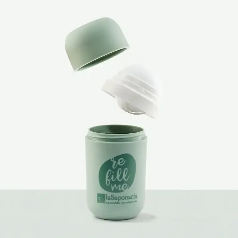 Etui til flytende refill deodorant / La Saponaria
