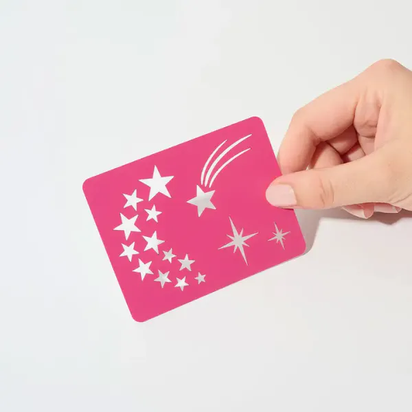 Bilde av Stars Stencil til glitter / Si Si La Palette