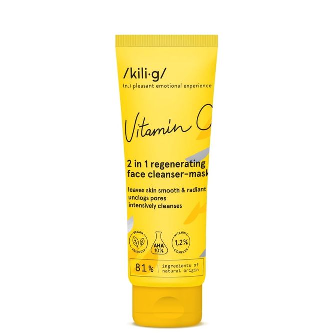 Hovedbilde VITAMIN C 2in1 regenerating face cleanser - mask 75ml / kili·g