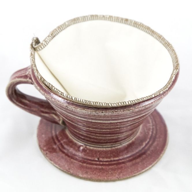 Hovedbilde 2-pk kaffefilter Hario V60-01, økologisk bomull / CoffeeSock® 