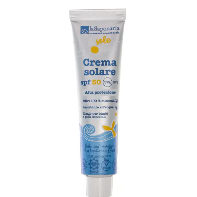 Hovedbilde  Travel Size SPF 50 High Protection Sun Cream 40ml / La saponari