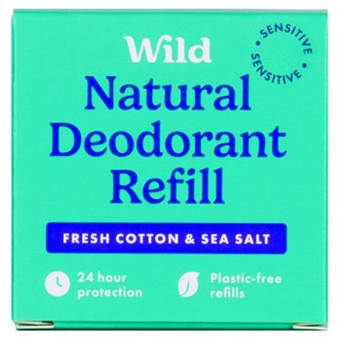 Hovedbilde  SENSITIVE REFILL deodorant, Fresh Cotton & Sea Salt / Wild
