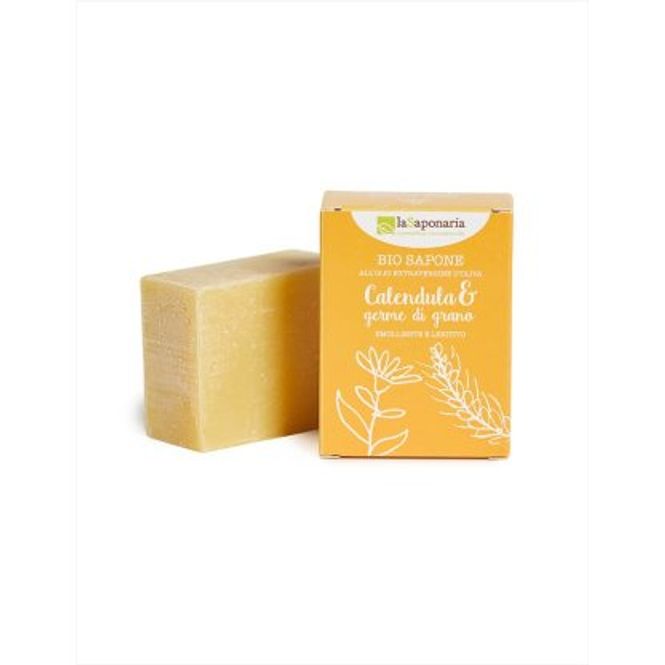 Hovedbilde Calendula & Wheat Germ Soap 100g / La saponaria