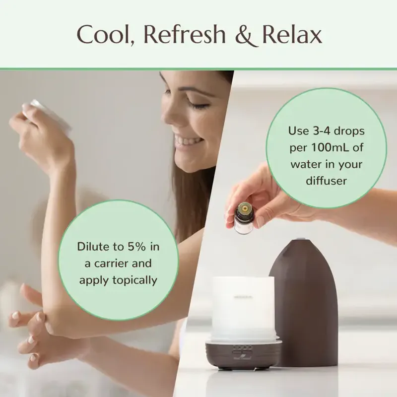 30 ml peppermynte, økologisk eterisk olje / Plant Therapy