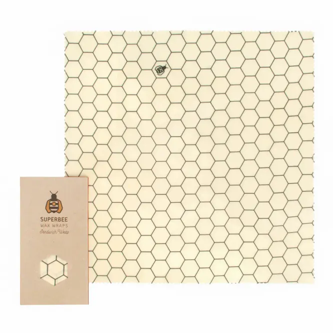 Hovedbilde Beeswax Sandwich Wrap, Hexagonia / SuperBee