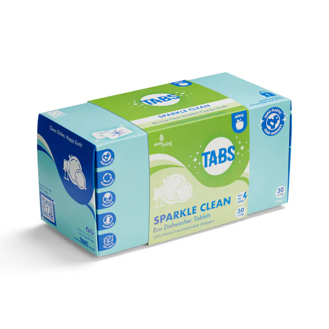 Hovedbilde Sparkle Clean Eco Dishwasher Tablets - Apple / TABS by ecoLiving