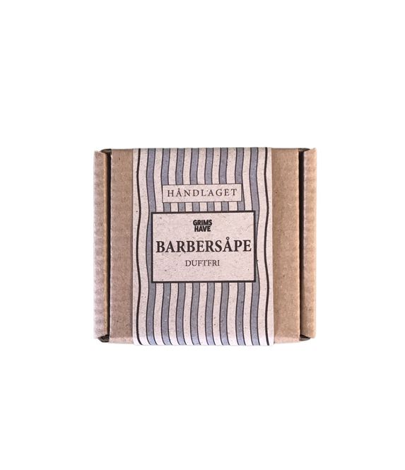 Hovedbilde Barbersåpe duftfri økologisk, 80g / Grims Have