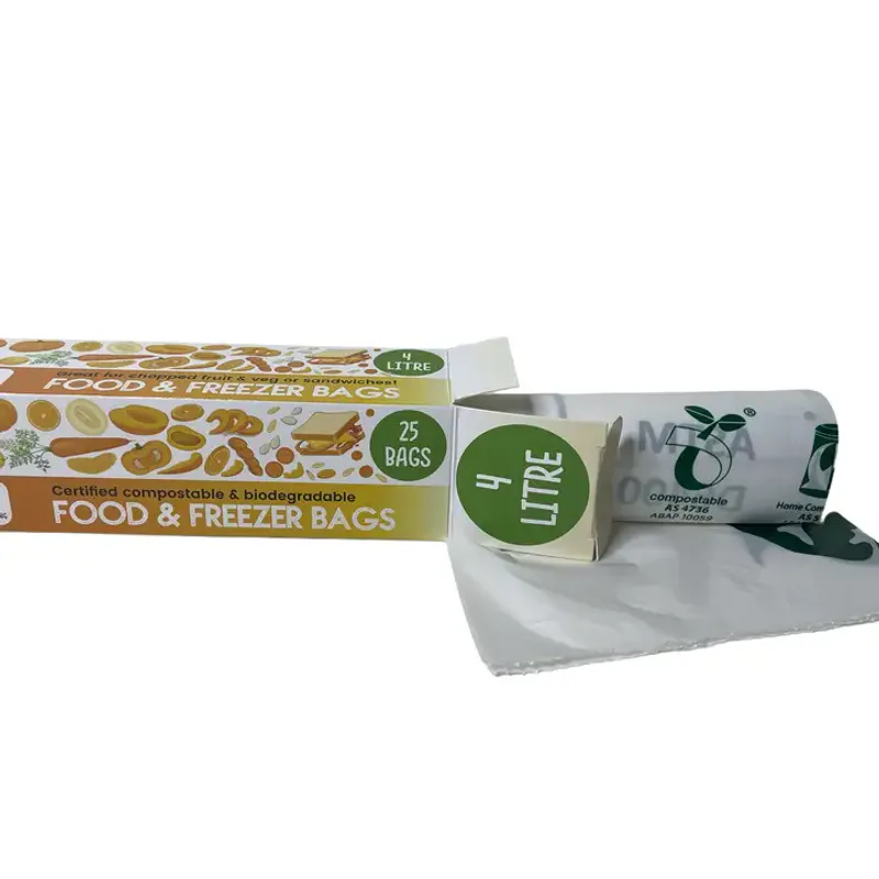 4 L Food & Freezer Bags, 25 bags / Eco Green Living