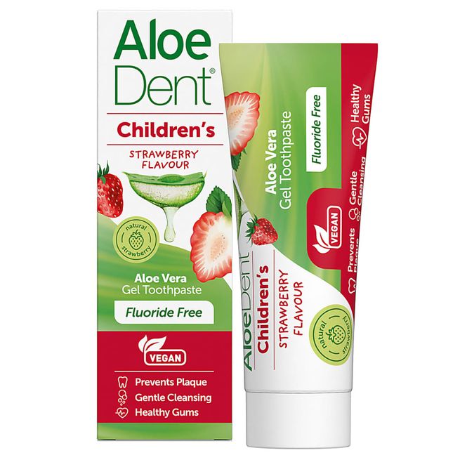 Hovedbilde Children`s Aloe Vera Toothpaste - Fluoride Free 50ml / AloeDent