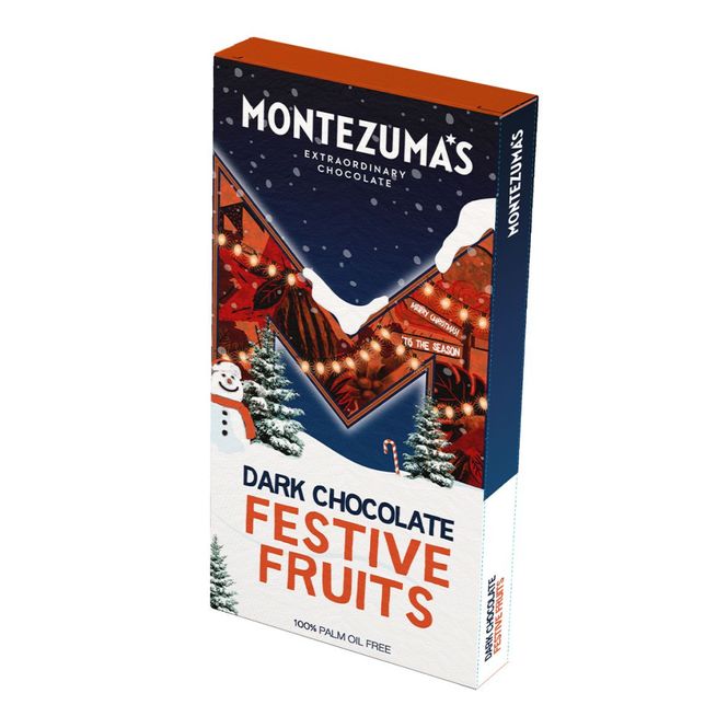 Hovedbilde Montezumas Festive Fruits Large Bar 300g