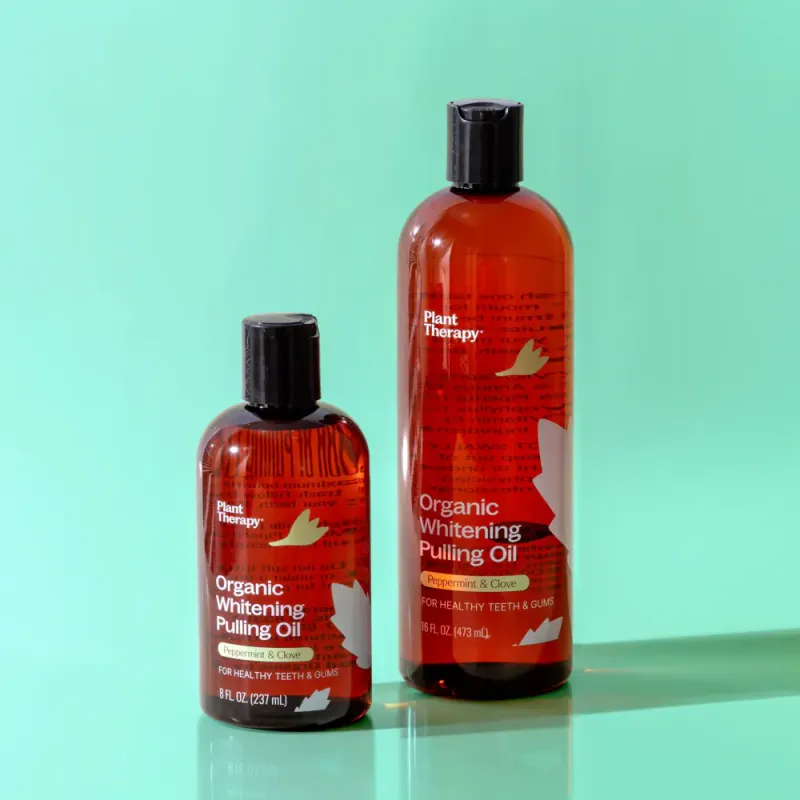 Organic Whitening Pulling Oil 473ml / Plant Therapy