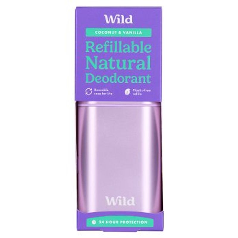 Deodorant med etui, Coconut & Vanilla / Wild