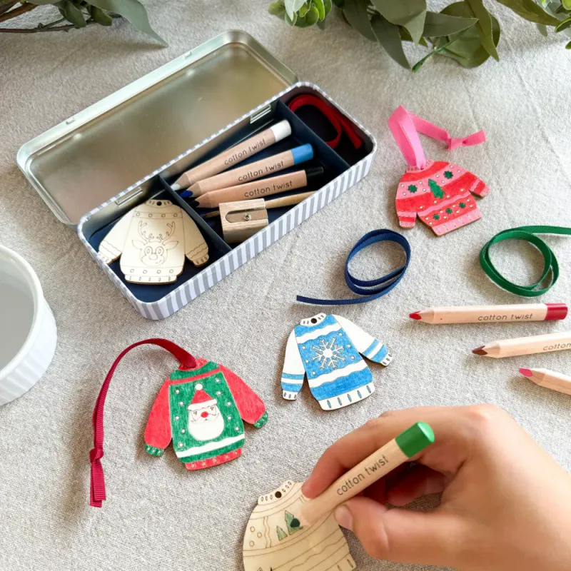 Christmas Jumper Decoration Kit / Cotton Twist