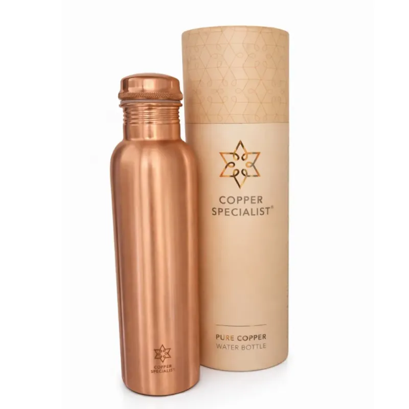 Special Edition Pure Copper Water Bottle 950 ml   - Ayurveda Specialist