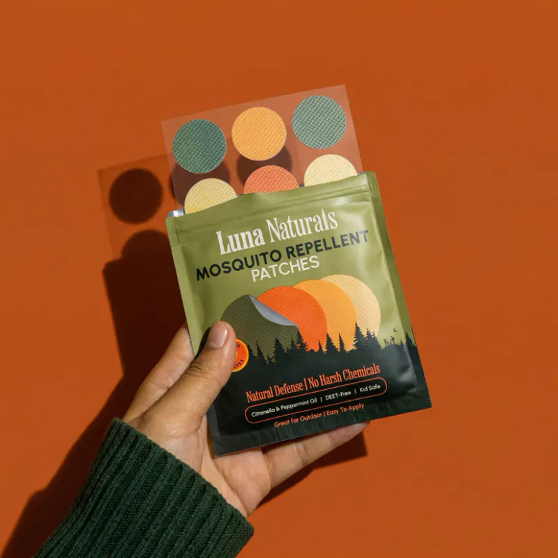 Mosquito Repellent Patches - 90 stk / Luna Naturals