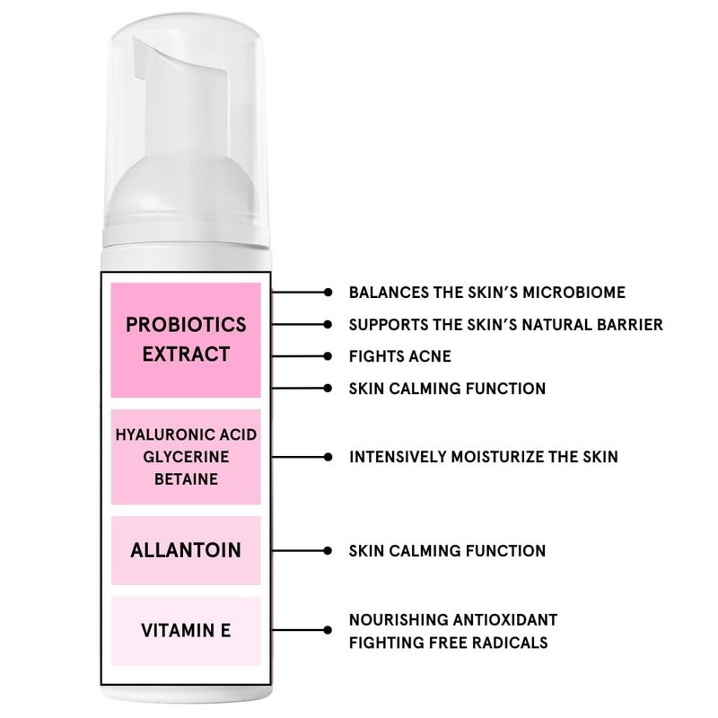 PROBIOTICS face cleansing foam - combination & oily skin 150ml / kili·g 