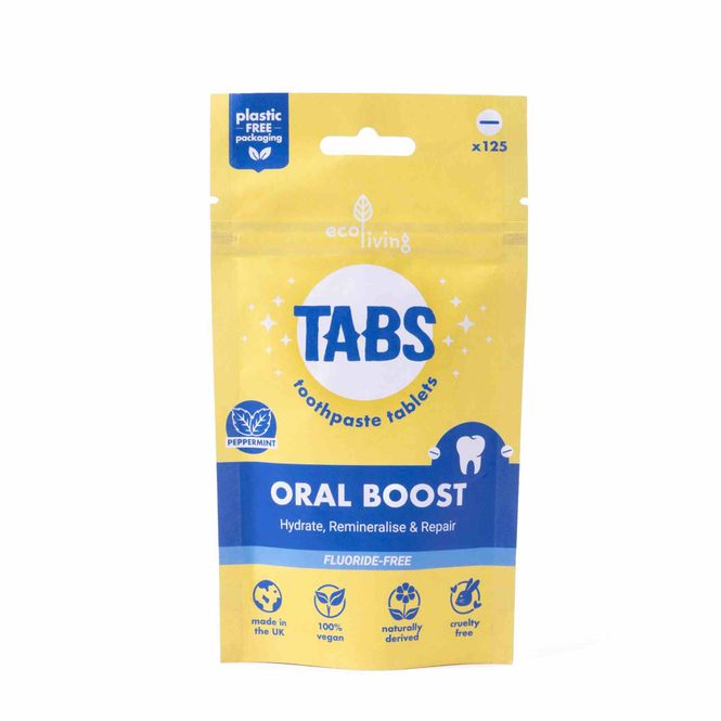 Hovedbilde ORAL BOOST - 125 tannkremtabletter uten fluor / ecoLiving