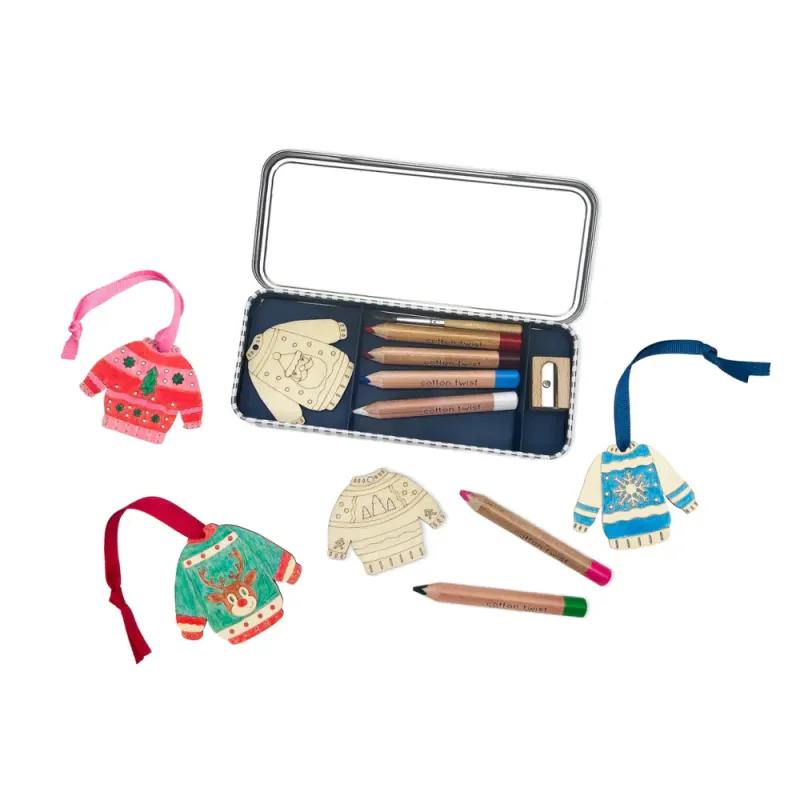 Christmas Jumper Decoration Kit / Cotton Twist