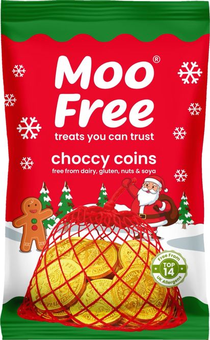 Hovedbilde Choccy Coins 49g / Moo Free