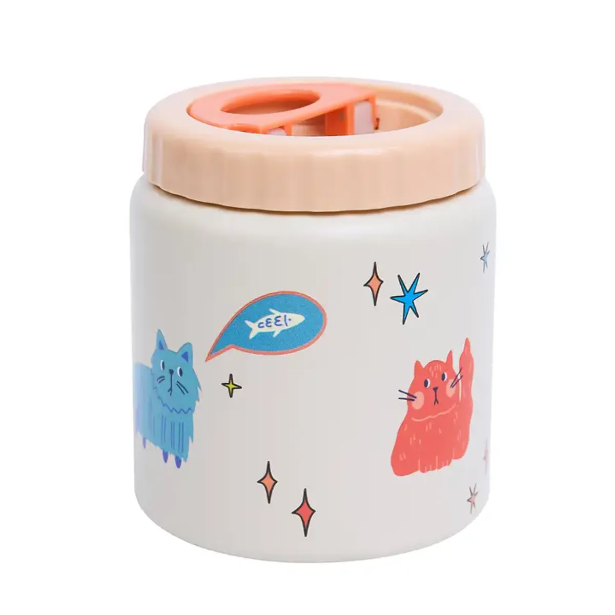 Mattermos til barn, Meowtiful Cats 500 ml / The Cotton Cloud