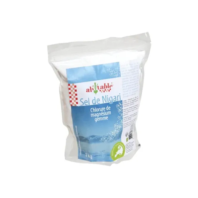 Hovedbilde 1kg Magnesiumklorid - Nigarisalt / Ahtablé