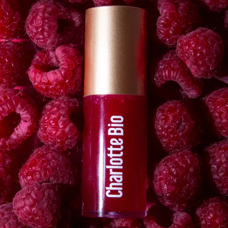 Økologisk Lip Oil, Raspberry Silk 6.5ml / Charlotte 