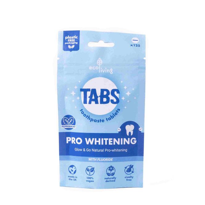 Hovedbilde PRO WHITENING - 125 tannkremtabletter med fluor / ecoLiving