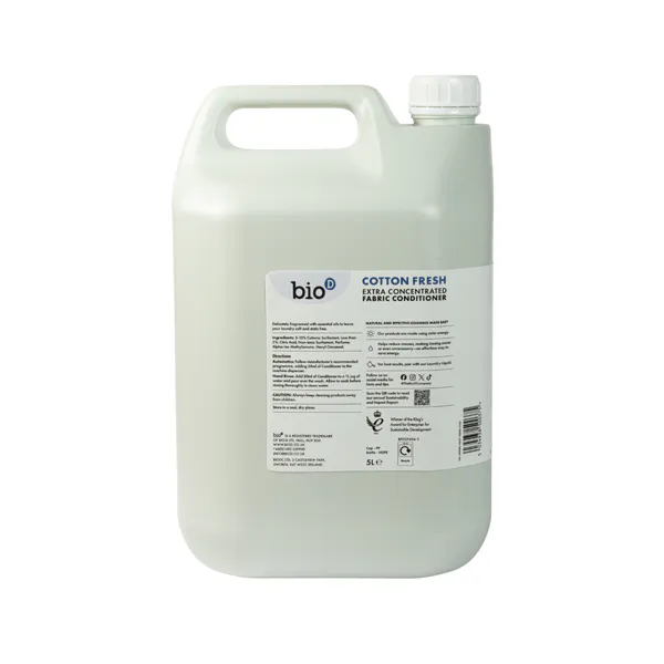 Hovedbilde 5L konsentrert tøymykner, Cotton Fresh / Bio-D