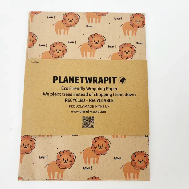 Hovedbilde Lion - miljøvennlig gavepapir / PlanetWrapIt