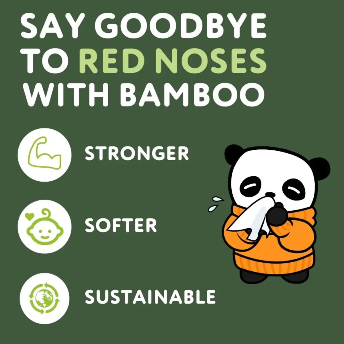 64 Bamboo Balsam Tissue / The Cheeky Panda