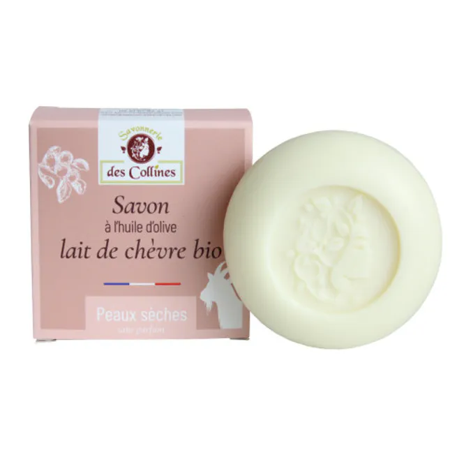Hovedbilde Geitemelksåpe, duftfri 100g / Savonnerie des Collines