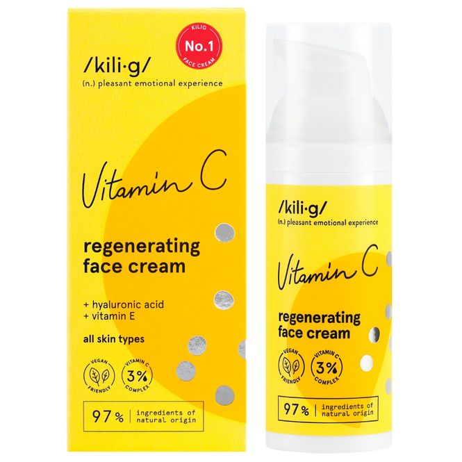 Hovedbilde VITAMIN C regenerating face cream 50ml / kili·g 