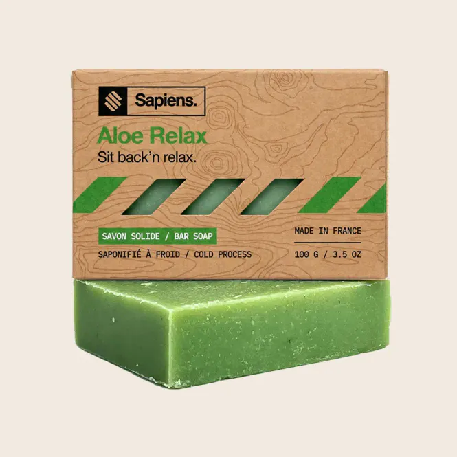 Hovedbilde Organic Bar Soap - Aloe Relax 100g / Sapiens