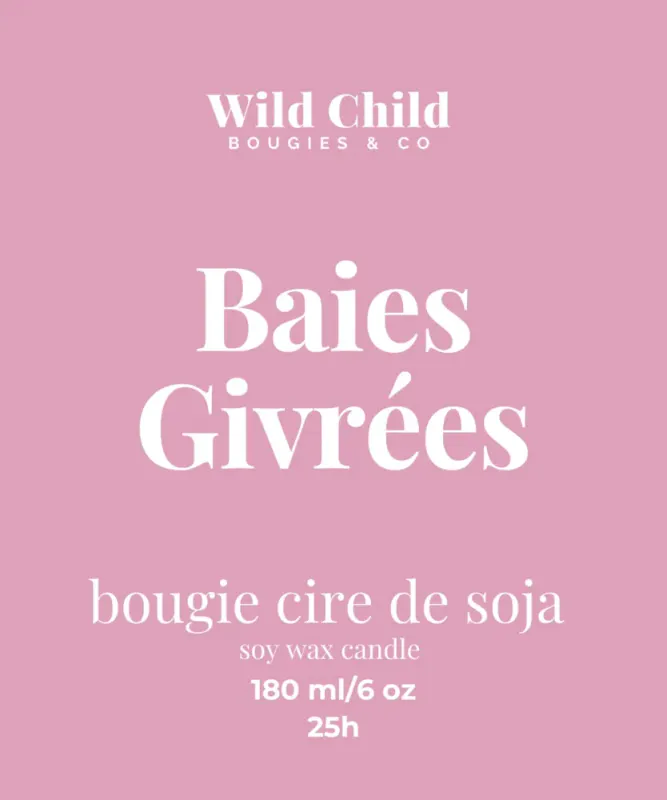 Frosted Berries Duftlys 25t, WILD CHILD