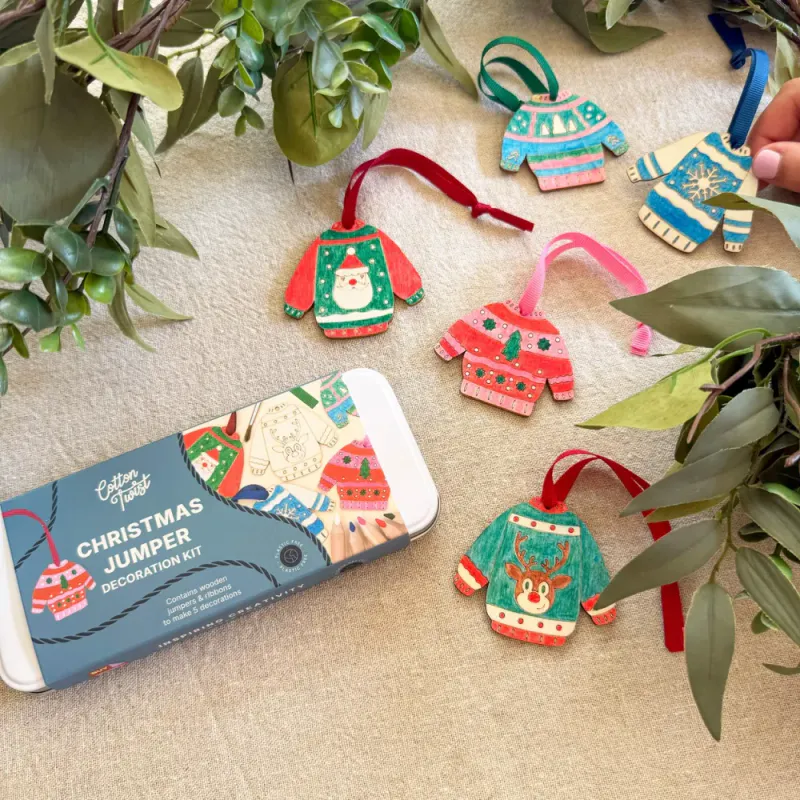Christmas Jumper Decoration Kit / Cotton Twist