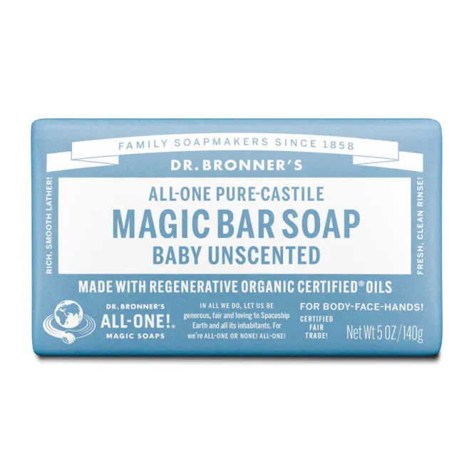 Hovedbilde All-One Baby-Mild Pure Castile Bar Soap 140g / Dr Bronner´s